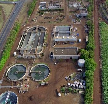 Sewage treatment plant, Lahaina, Maui (Photo by Warren Gretz courtesy NREL)