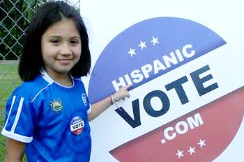 Hispanic Vote sign