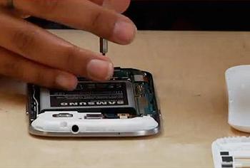 dismantling cell phone