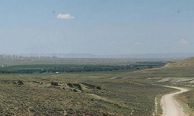 Wyoming wind farm site