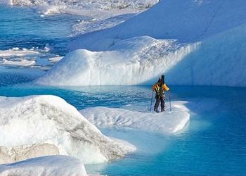 melting glaciers