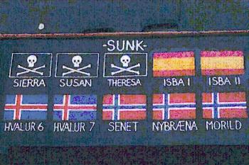 sunk ship symbols