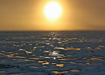 Arctic sunset