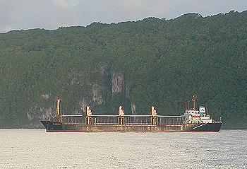 log transport ship