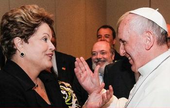 Rousseff, Pope Francis