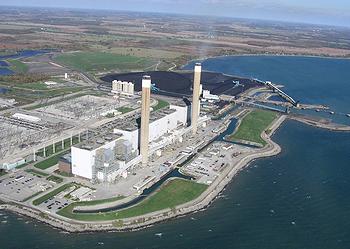 Ontario Power's Nanticoke Generating Station (Photo courtesy OPG)