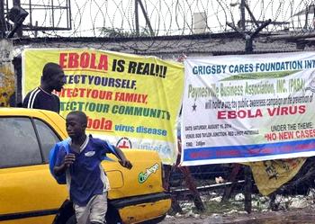 Ebola banners