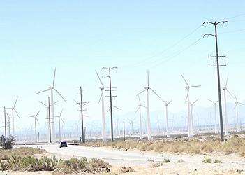 wind turbines