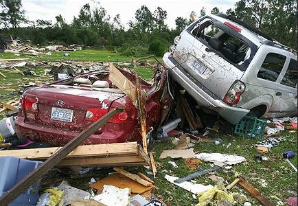 wrecked cars