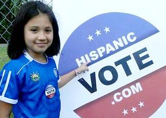 Hispanic Vote sign