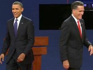 Obama and Romney