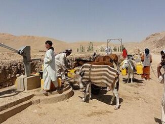 Afghanistan water pump