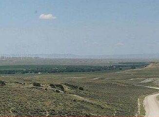 Wyoming wind farm site