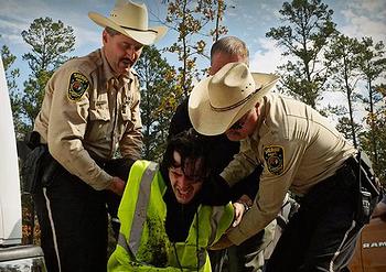 Tar Sands blockader arrested