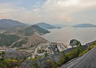 Bakun dam Sarawak Malaysia