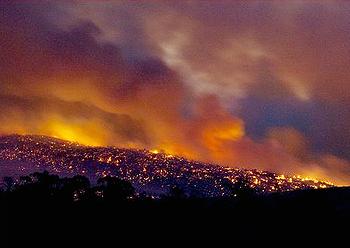 bushfire, Tasmania