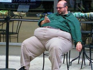obese man
