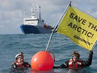 Greenpeace protest