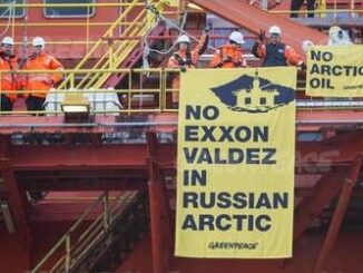 Greenpeace protest