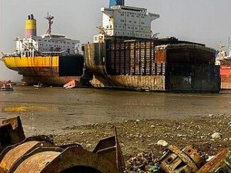 shipbreaking yard