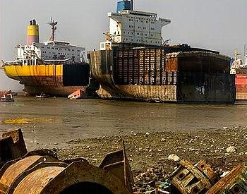 shipbreaking yard