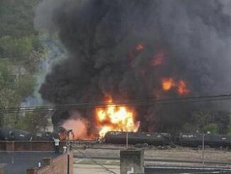 train fire