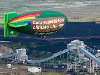 protest coal mine