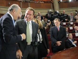 Schwarzenegger and Fabius