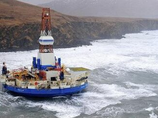 aground