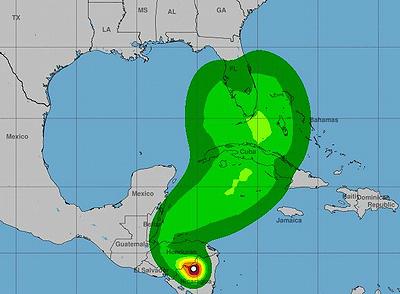 Hurricane Eta Kills 3 Central Americans, Aims at Florida