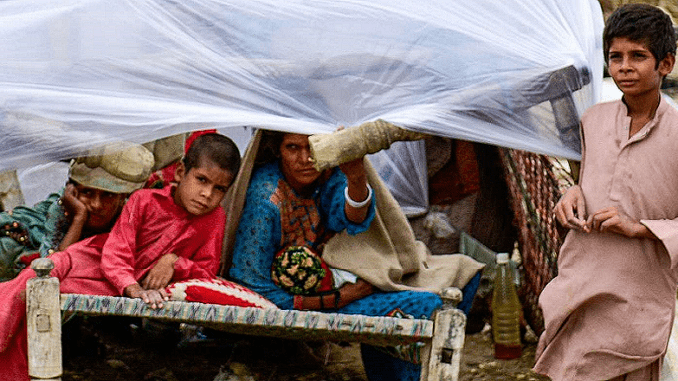 Pakistan flood victims