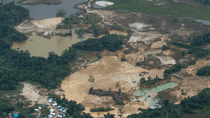 illegal mines Yanomami territory