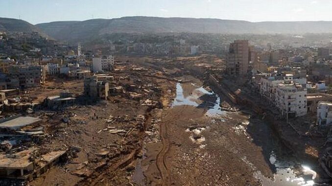 Derna, Libya after floods
