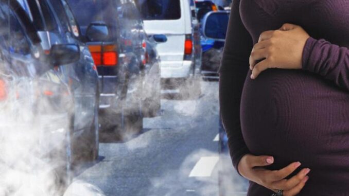 pregnant woman air pollution