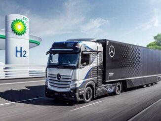 Daimler hydrogen fuel cell truck