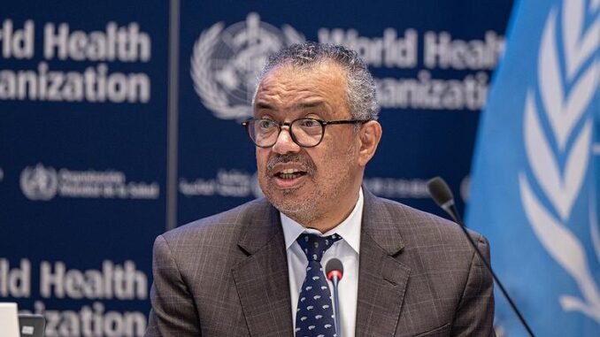 Tedros World Health Organization