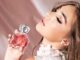 Woman with perfume