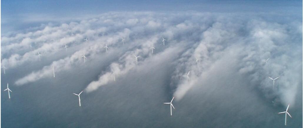wind turbines North Sea