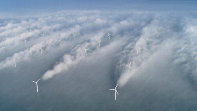 wind turbines North Sea