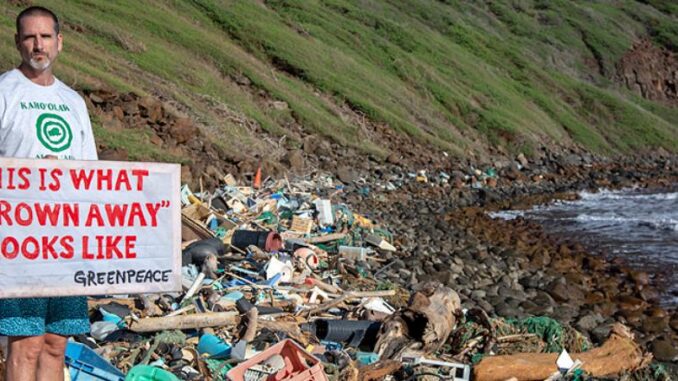 plastics cleanup Hawaii
