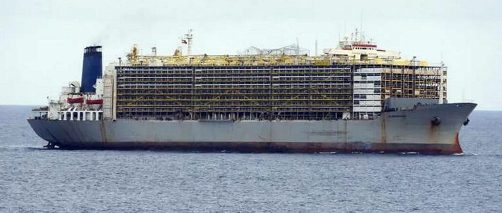 Live animal ship