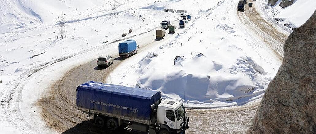Afghanistan snow mountains