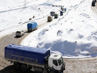 Afghanistan snow mountains