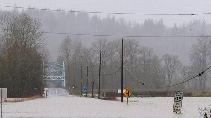 Flooding western Washington