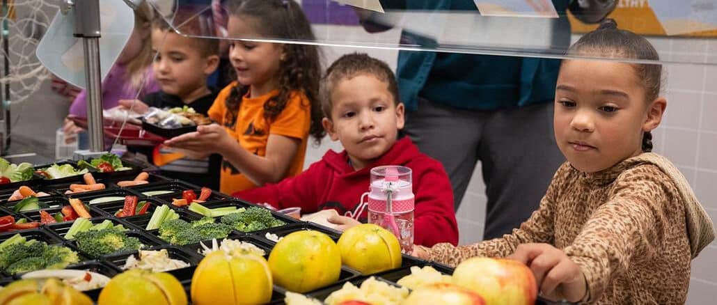 School meal, Lebanon, Pennsylvania